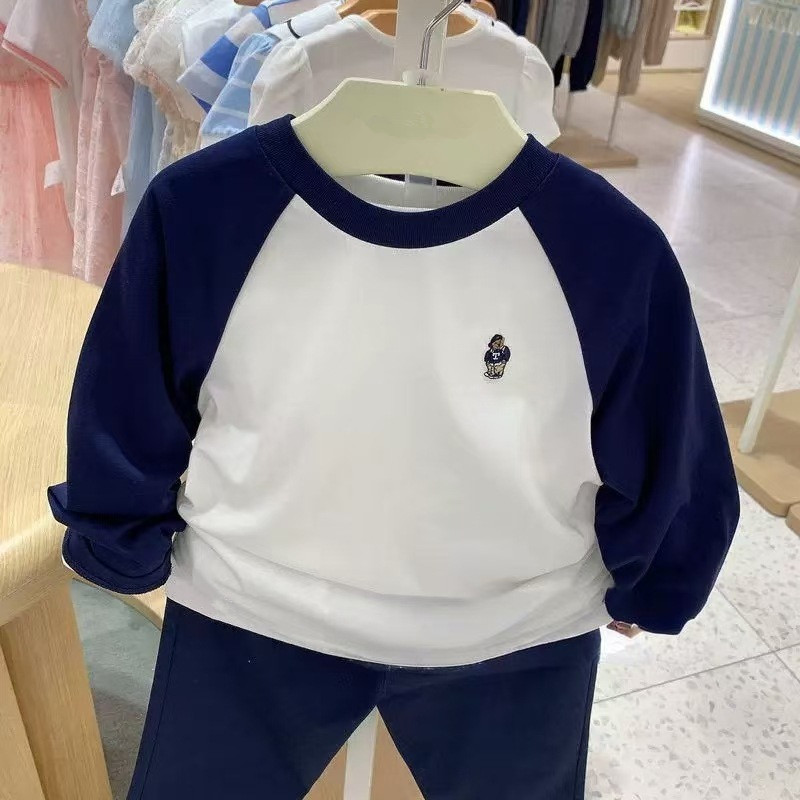 2025春季小熊男童长袖T恤纯棉圆领套头衫中大童上衣TKLA24N892R,童装/婴儿装/亲子装,T恤,淘宝优惠券,粉丝福利购,淘宝优惠卷