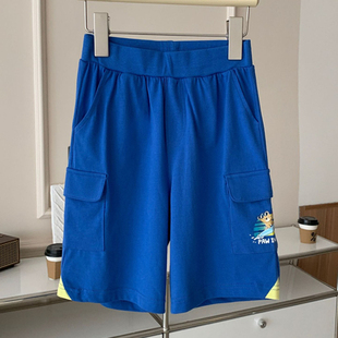 裤 2026夏季 宽松PCTMB6613N 工装 子直筒五分裤 男童短裤 休闲裤