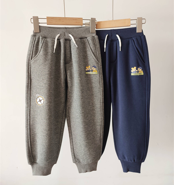 秋冬男童加绒卫裤TTTM234V02K