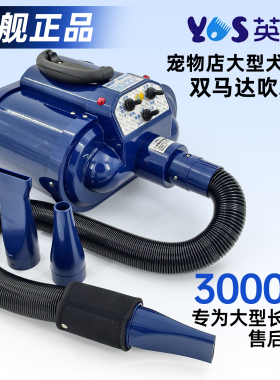 英绅宠物专用吹水机双马达大型犬狗吹毛大功率洗澡吹毛烘干吹风机