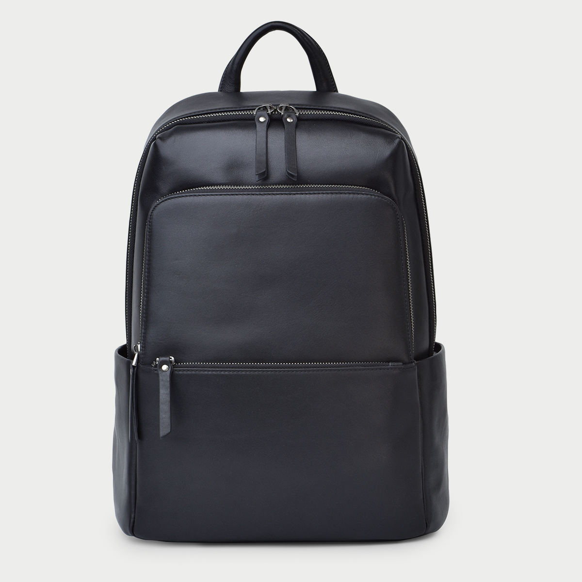 真皮轻便商务男士背包