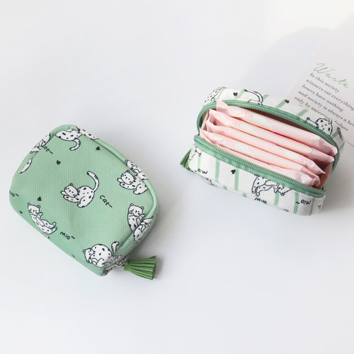 流苏猫猫多功能收纳包