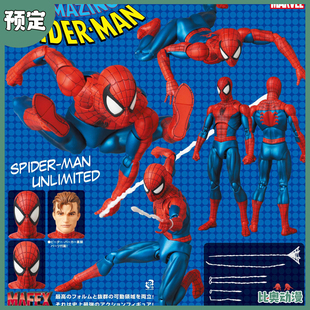 预定金 Mafex 075 蜘蛛侠 漫画版 金属色 彼得帕克 可动手办 0305
