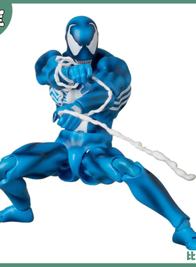 预定包邮 Medicom Mafex 漫威 蜘蛛侠 毒液 蓝色 可动手办