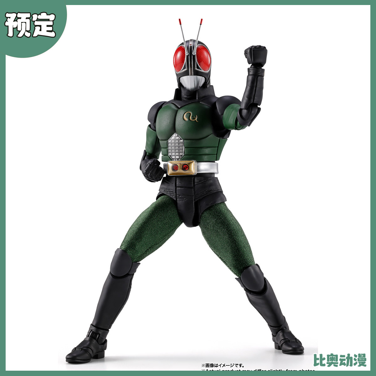 补款 万代 SHF 真骨雕 假面骑士Black RX 太阳之子 可动手办图片