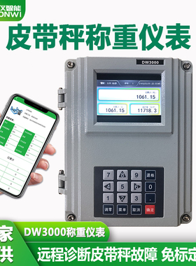 中仪智能DW3000物联网款称重仪表给料机显示器电子皮带秤称重仪表