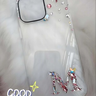 适用苹果16promax手机壳15plus镶钻14pm13mini1211保护套水钻防摔