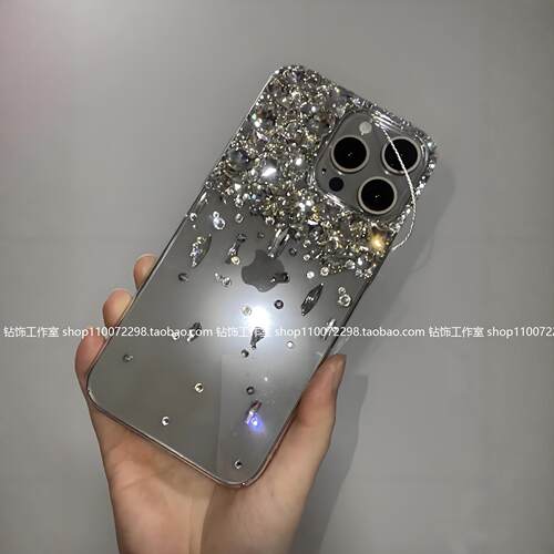 苹果iPhone满钻奢华防摔手机壳