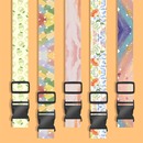 简约风行李箱捆绑带一字加宽防爆拉杆箱打包带可调节松紧带托运