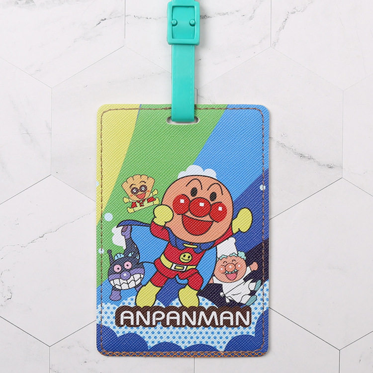 创意卡通面包超人拉杆箱托运行李牌行李箱防丢标识牌姓名卡套标签