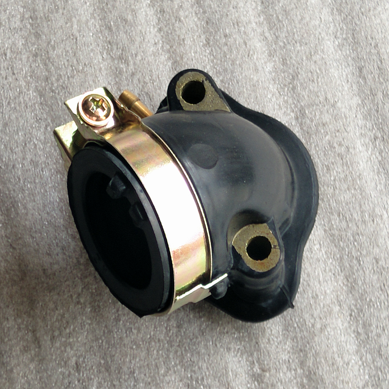 踏板摩托车助力车GY6125-150路虎BWS 鸭子山猫化油器进气管进气口