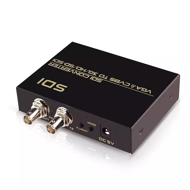 VGA+AV转SDI转换器 VGA转HD-SDI转换器/VGA to sdi/CVBS转SDI高清