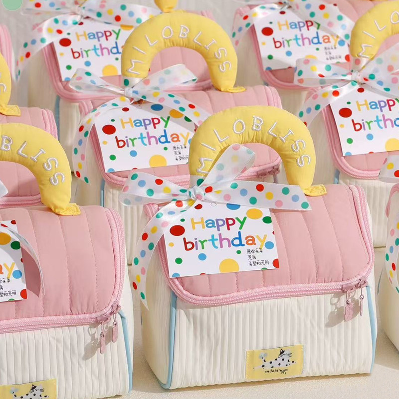 满月伴手礼宝宝百日宴周岁实用礼品10十岁儿童生日回礼定制手提袋