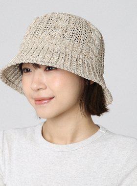 CL3281 夹花镂空渔夫帽