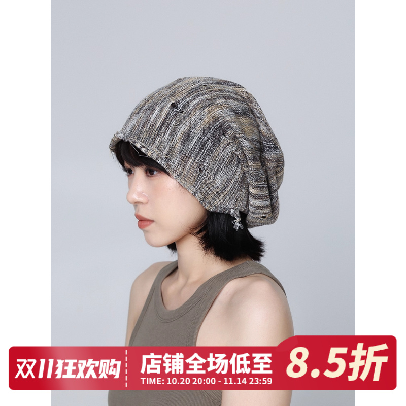 CHASELUCK长乐渐变针织堆堆冷帽