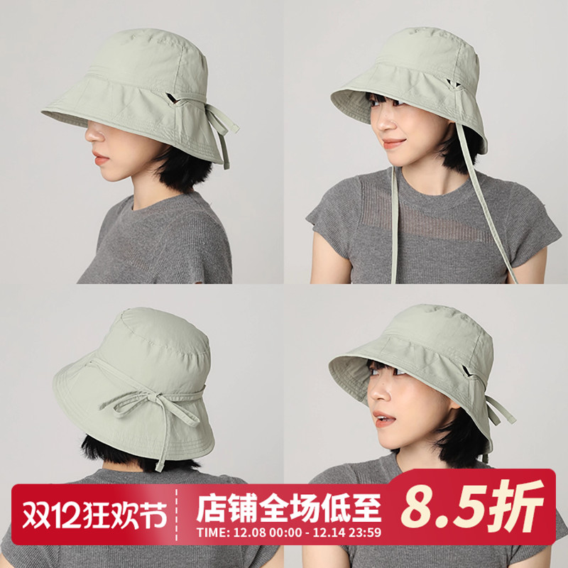 CHASELUCK长乐抽绳蝴蝶结渔夫帽