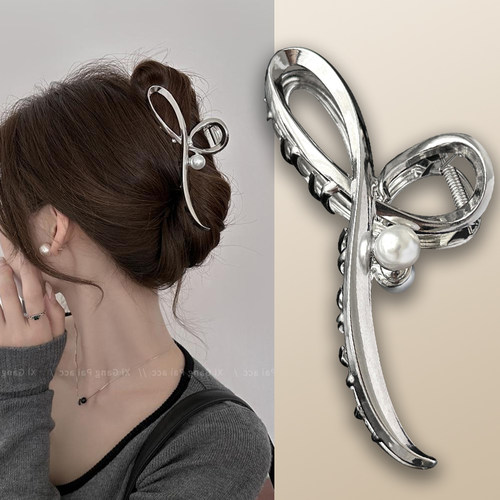 14cm清冷感简单金属大抓夹