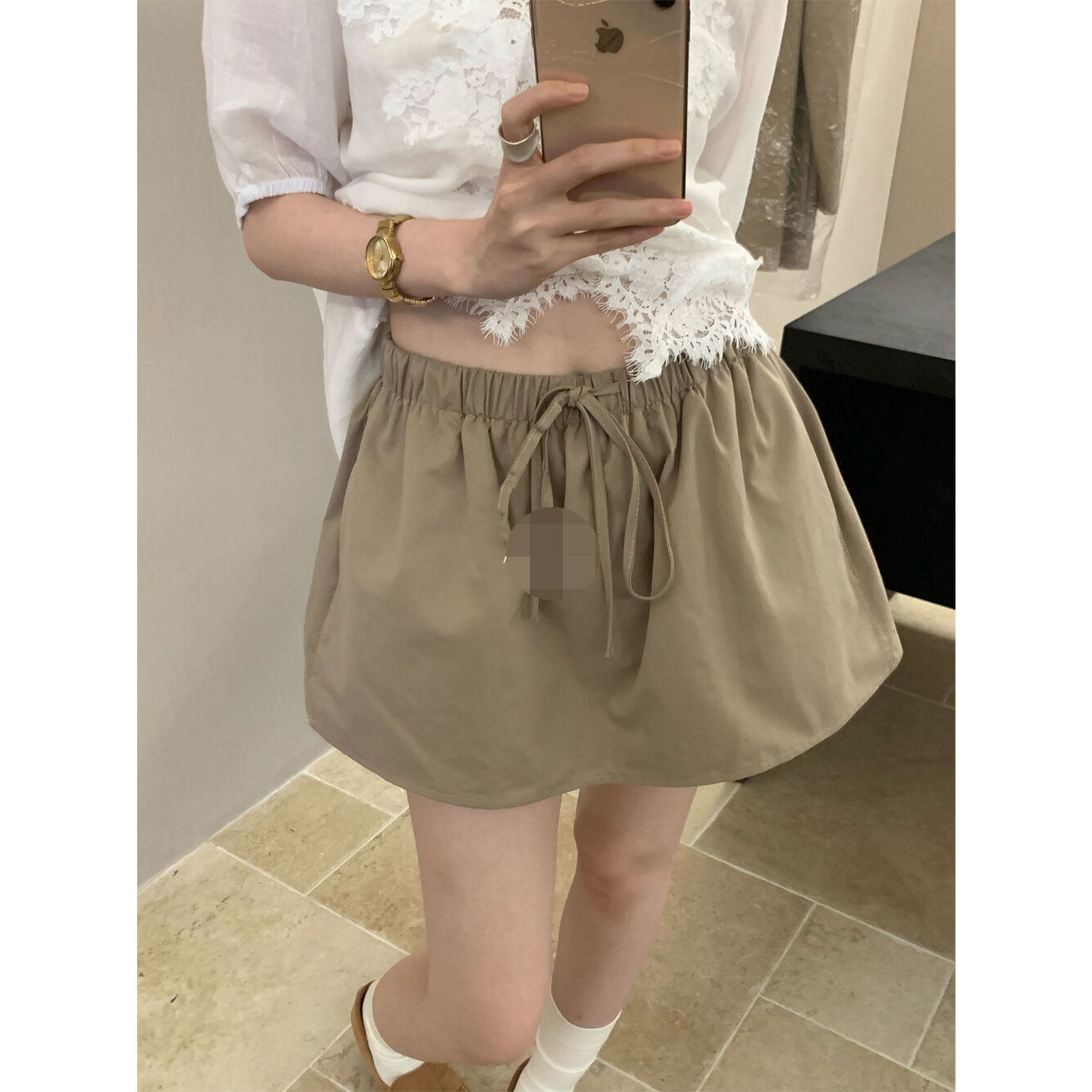 日常小调性短款半身裙女夏季短裙