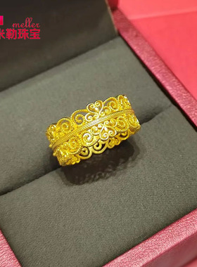 国潮宫廷风气质优雅女士指环