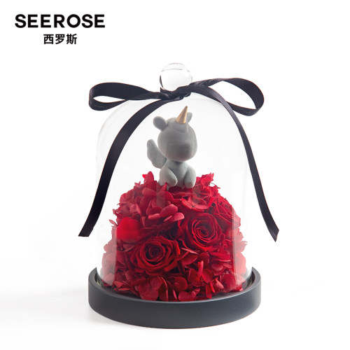 SEEROSE独角兽永生玫瑰花