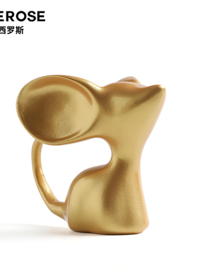 SEEROSE树脂摆件老鼠生肖吉祥物