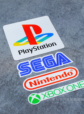 PS4 Playstation图标任天堂创意游戏汽车贴纸电脑机箱贴摩托车贴