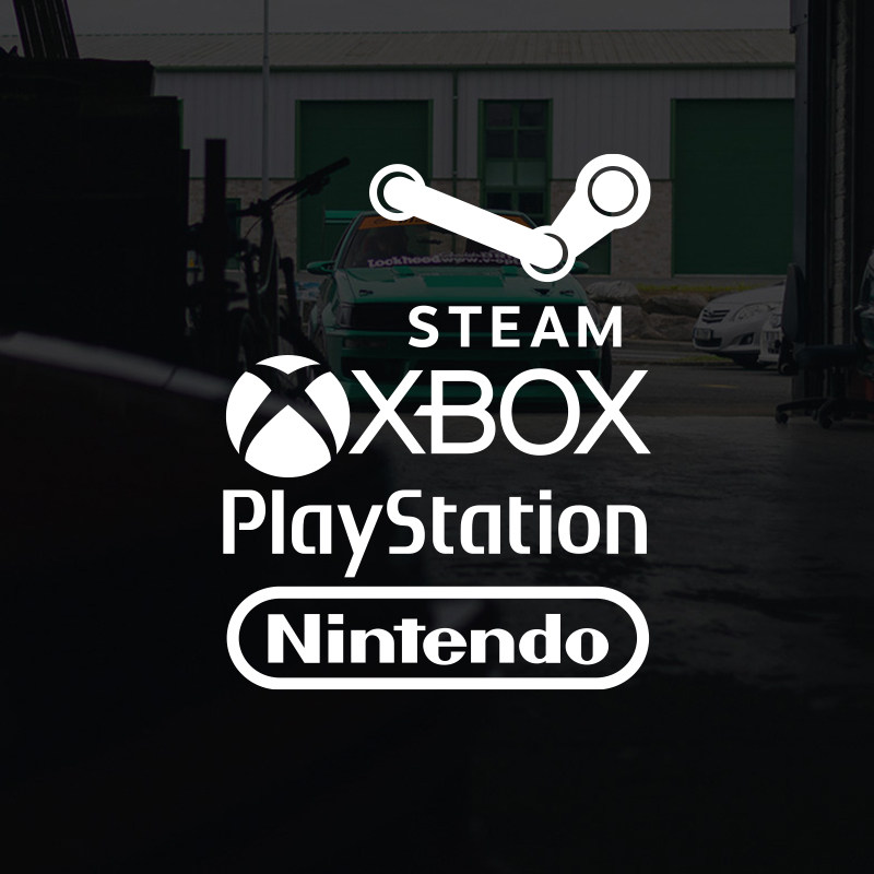 PS STEAM个性创意游戏标志汽车玻璃摩托机车电动车防水贴纸