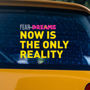 NOWIS THE ONLY REALITY个性创意陈奕迅分享会车贴陈奕迅行李箱贴