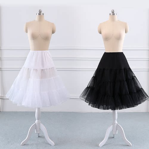 洛丽塔无骨软纱撑cosplay半身裙