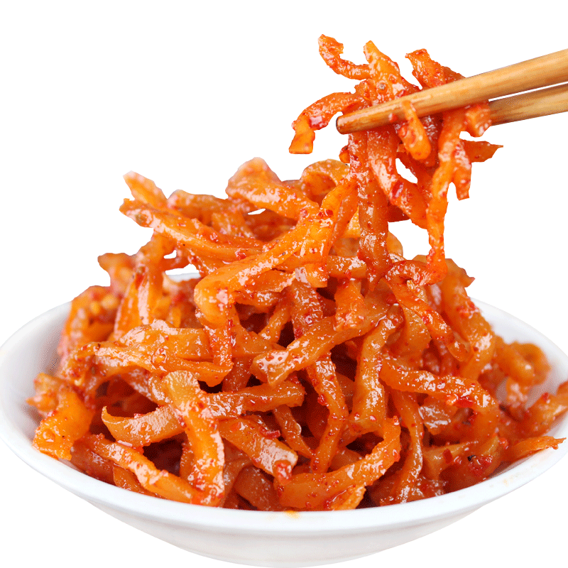 龙孔大头菜丝糖醋麻辣