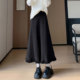 冬季 半身裙流苏针织半裙女士2025新款 加厚垂感a字中长裙冬天裙子