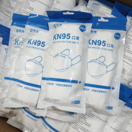已超期！KN95鱼嘴口罩 真熔喷布四层过滤3D立体防晒病菌男女通用