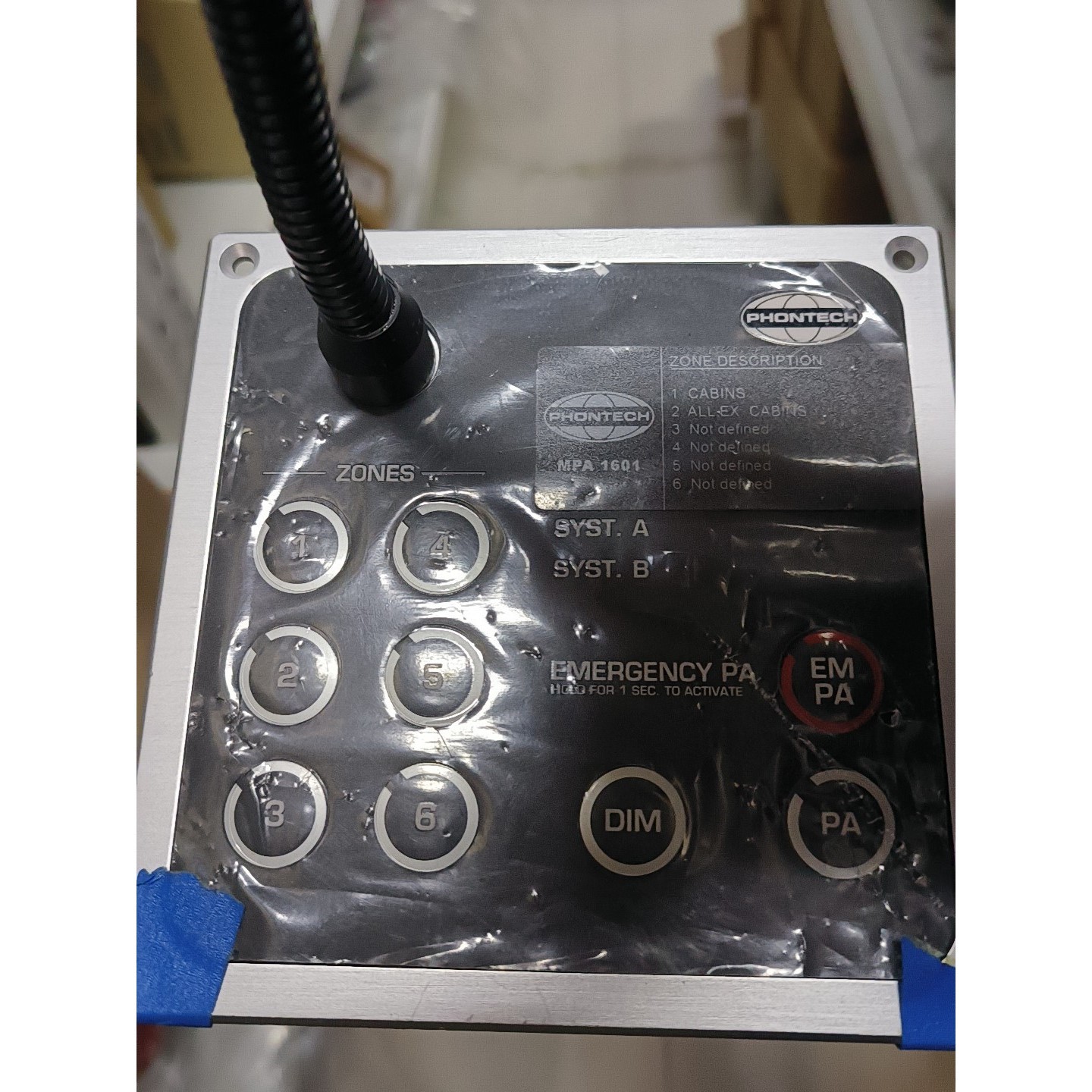 PHONTECH  MPA1601  麦克风面板全新拍前请询价