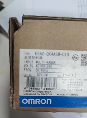 欧姆龙温控器E5AC-QX4ASM-010全新原装拍前请询价
