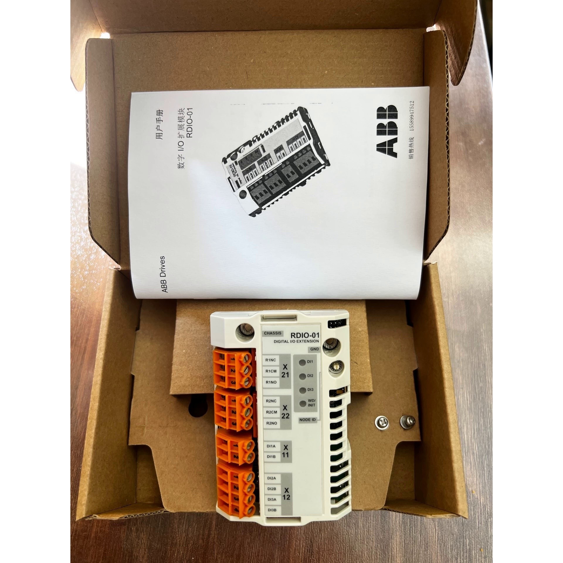 RDIO-01 正品ABB变频器 ACS800系列数字量接口全新原装拍前请询价