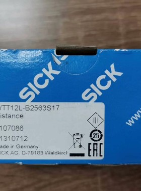 全新Sick 传感器  WTT12Lc-B2563S17全新原装拍前请询价