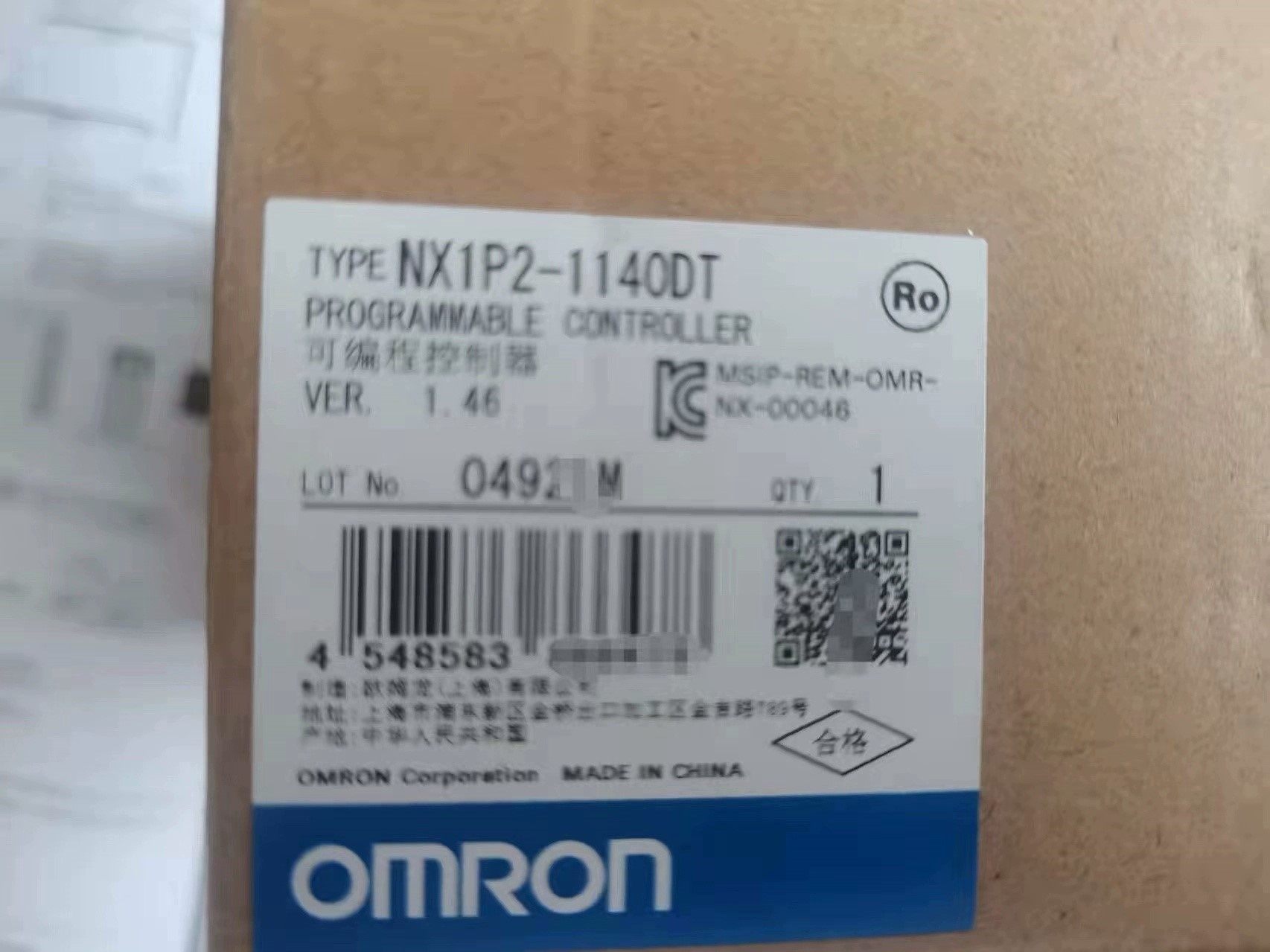 全新日本进口NX1P2-1140DT 欧姆龙 NX1P2系列全新原装拍前请询价