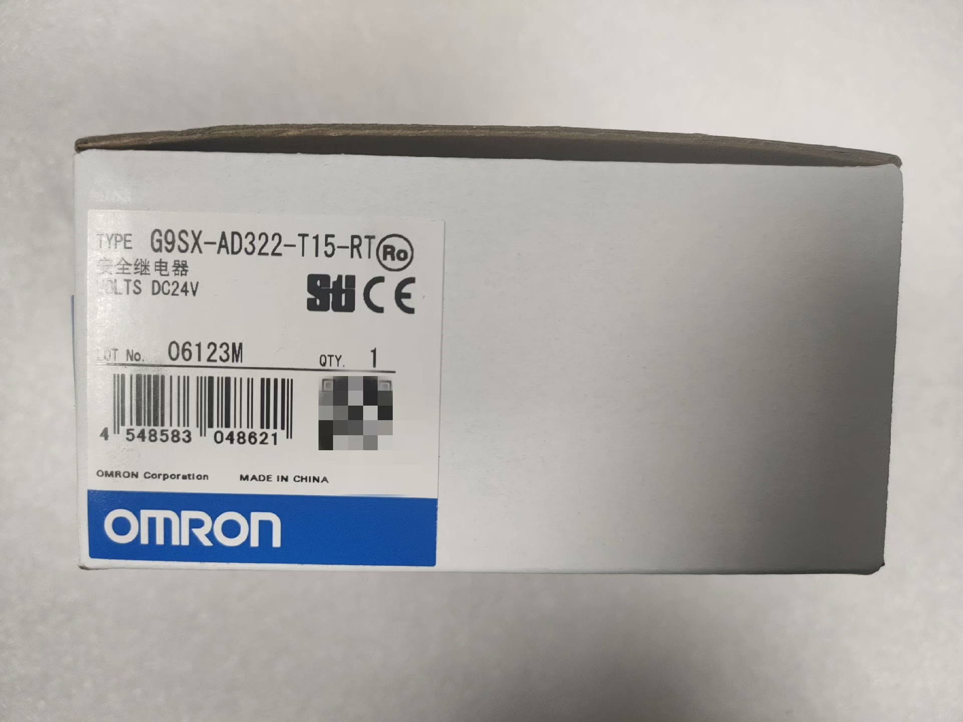 欧姆龙G9SX-AD322-T15-RT DC24V   原装全新拍前请询价