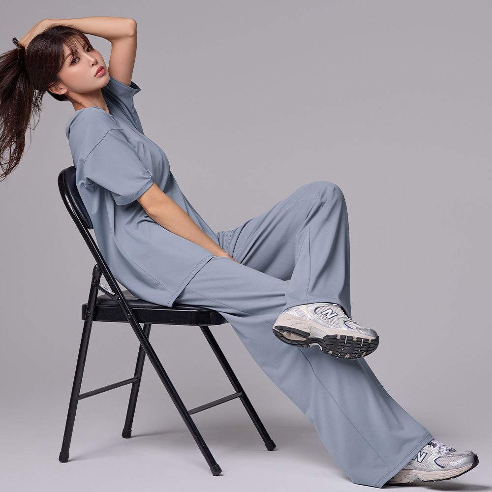 高端舞蹈阔腿裤女士春秋速干透气飘逸中国古典形体现代舞练功服装