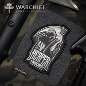 战术生命收割者镰刀魔术贴章臂章士气章DIY军迷徽章衣服背包配饰