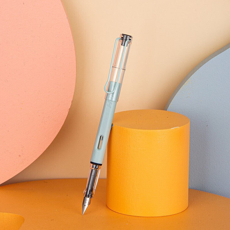 英雄新款透明正姿铱金笔