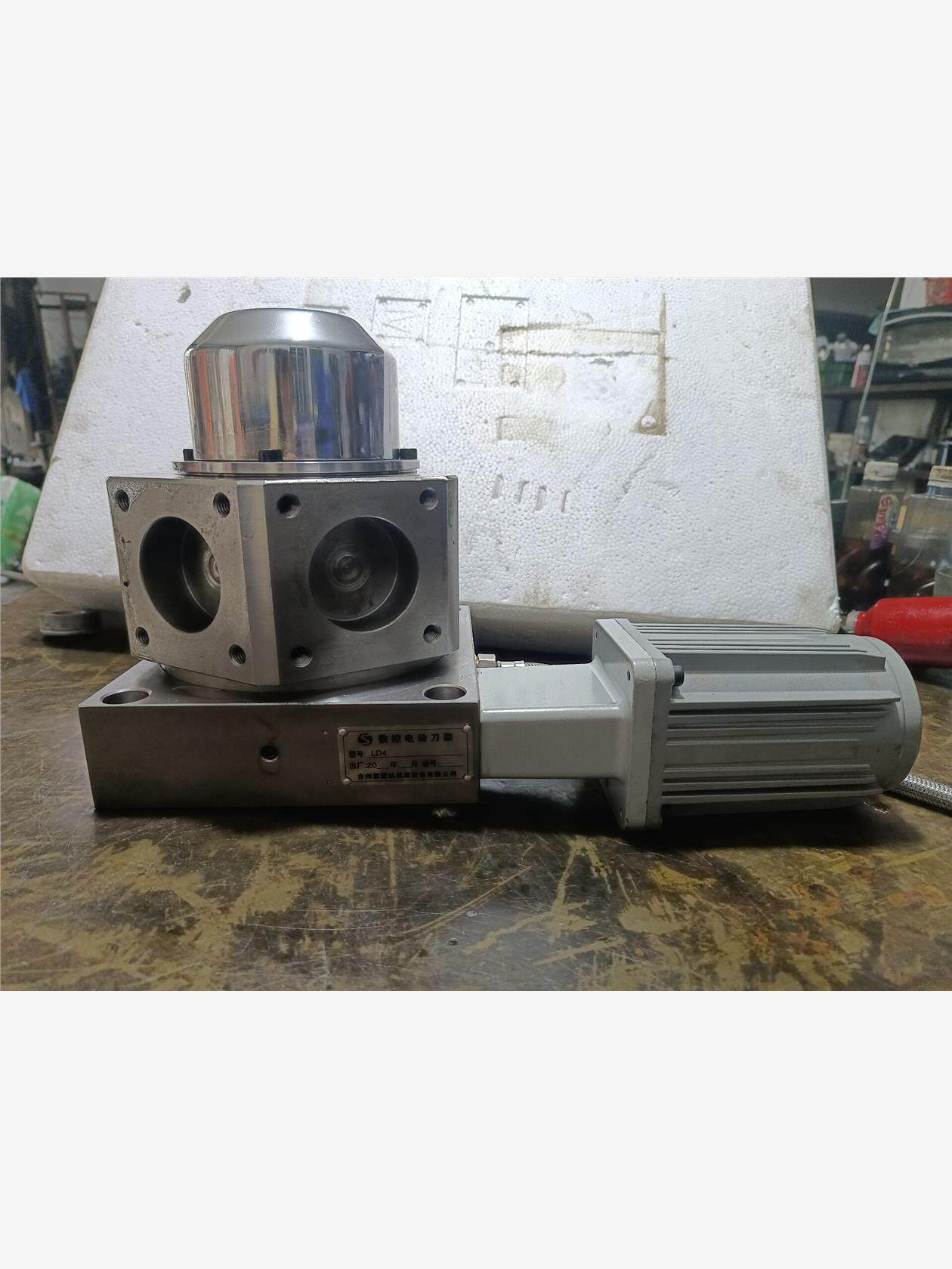 六工位数控电动刀架ld6-6140立式刀塔刀台,带六个刀座