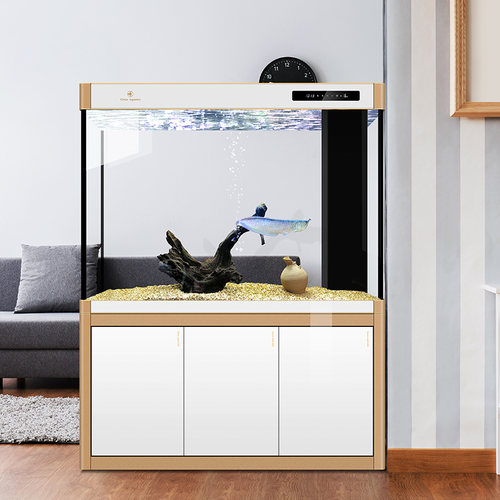 可丽爱玻璃客厅大中型生态水族箱