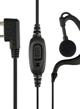 Retevis 对讲机耳机 RE-3120 K双针耳挂 J9118