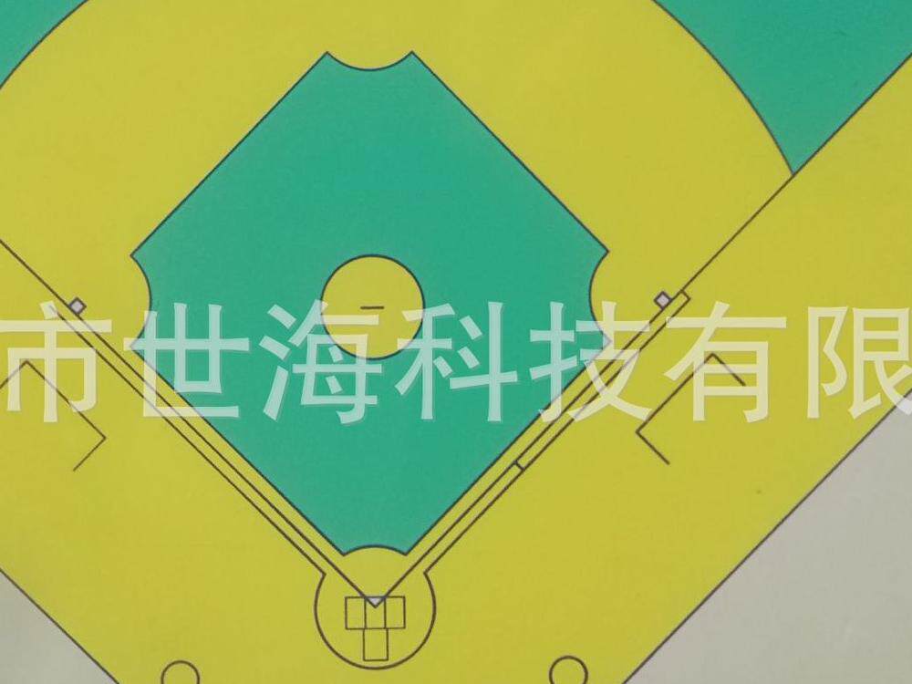 垒球战术板 棒球教练指挥板 棍球教练板 PVC演示战术板