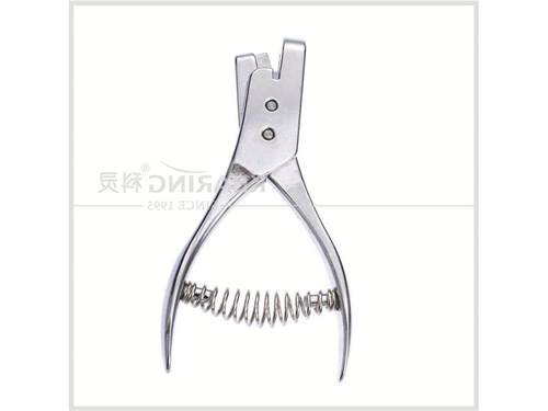 科灵45N-S整体铸造全钢缺口钳1/16*1/4英寸服装打样钳黑科技