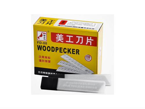 啄木鸟FD08美工刀片18MM介刀片A-100黑科技