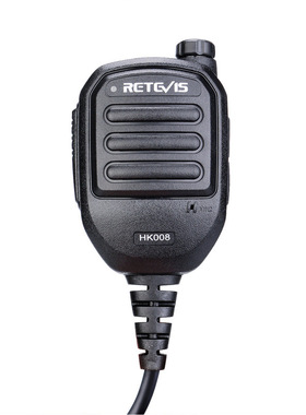 RETEVIS HK008对讲机话咪 可调音量肩咪 2针K头 功放喇叭