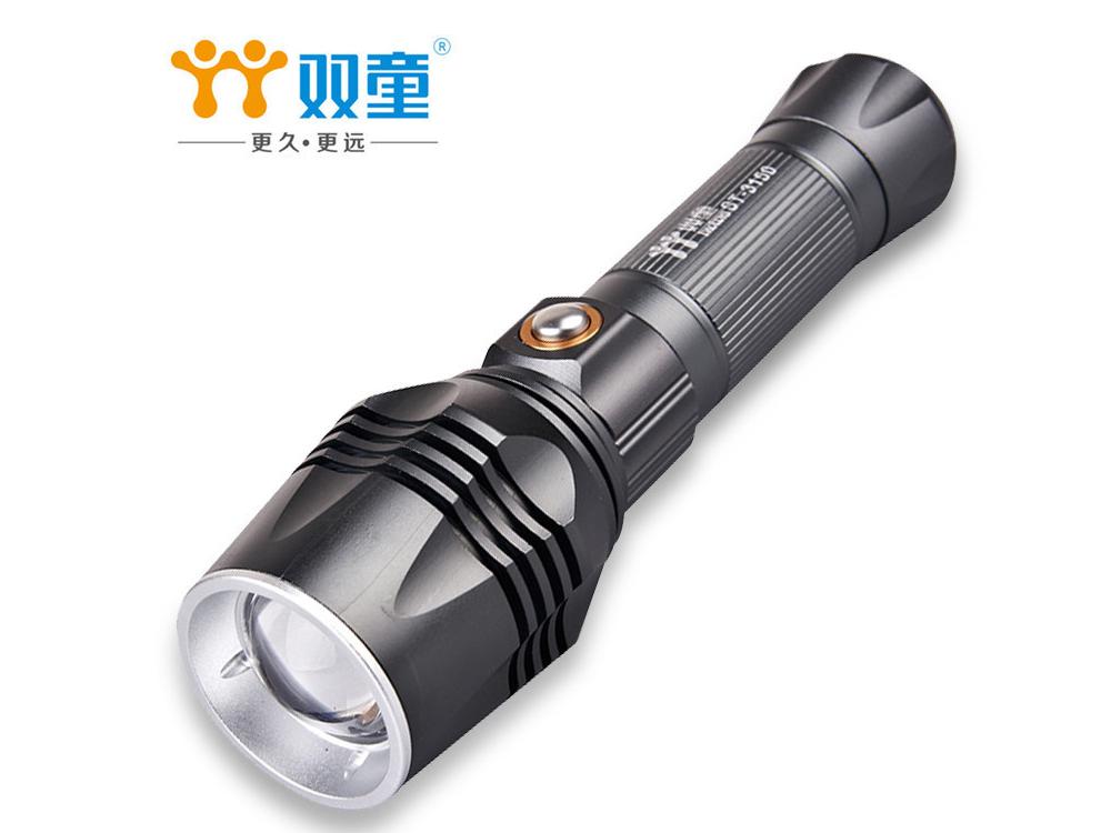 双童强光远射变焦户外照明手电筒图片