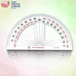 小天使文具50cm 印线量角器5350教学量角器